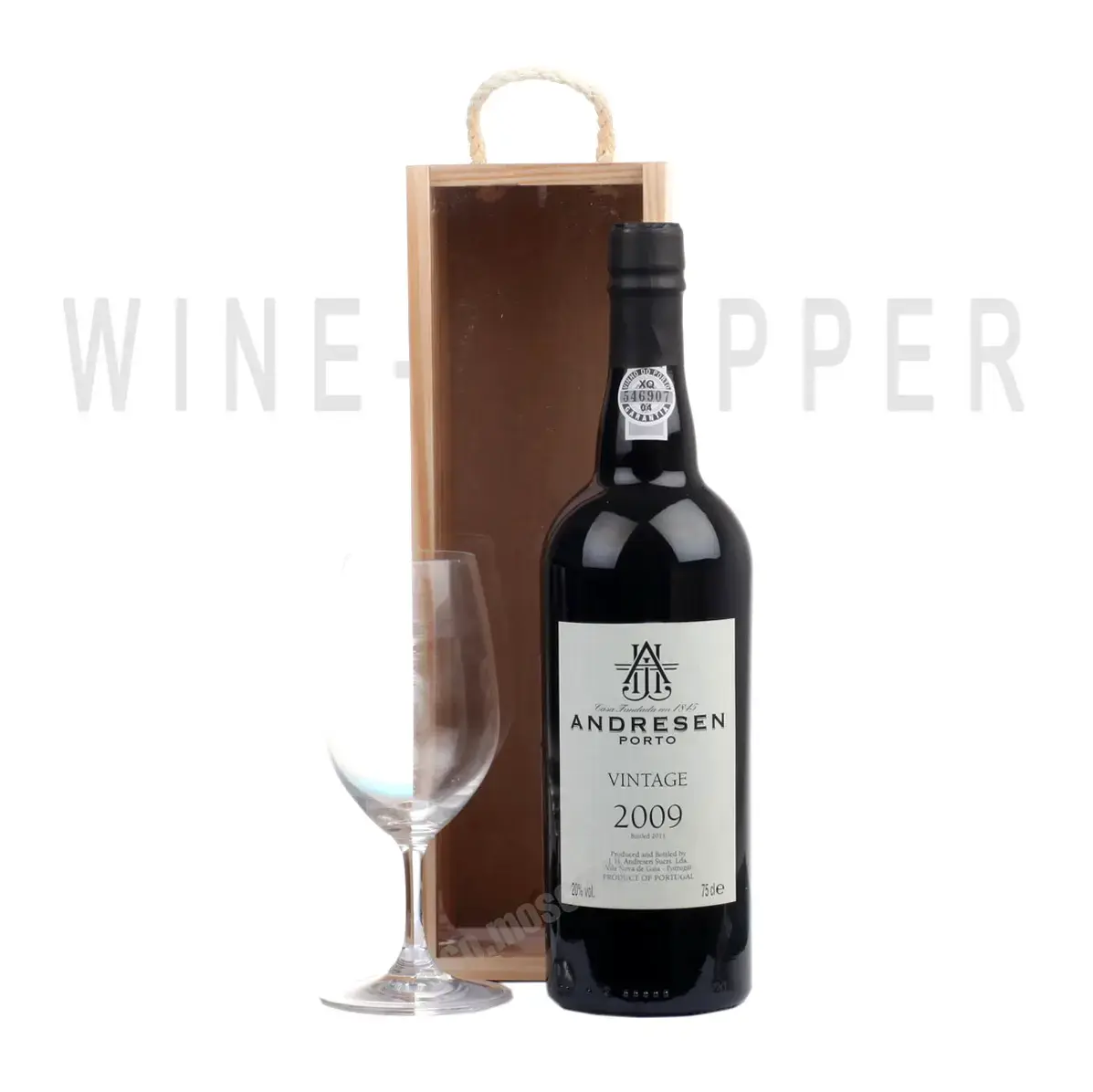 Портвейн Andresen Vintage wooden box 2009 0.75 л