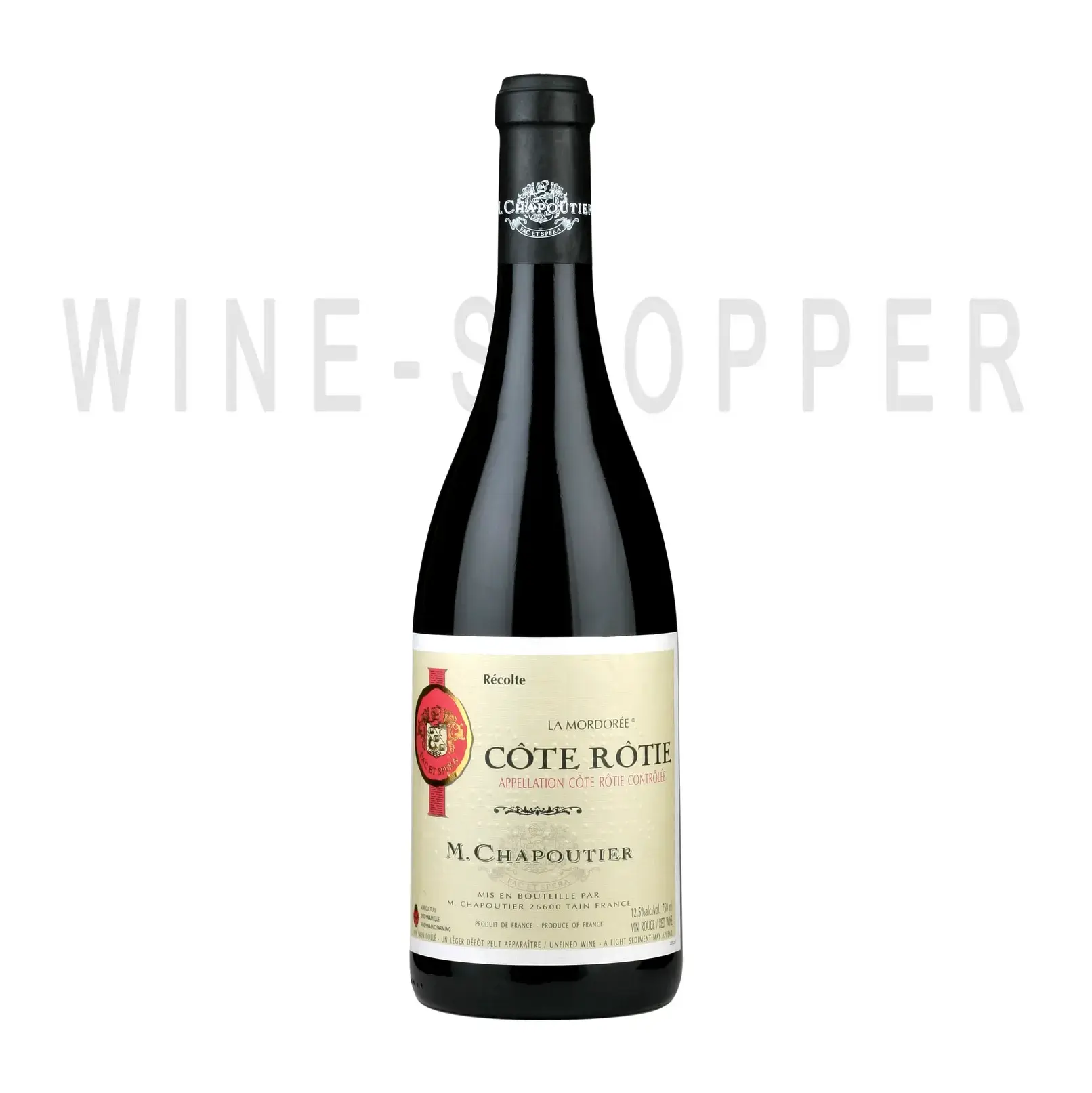 Вино Cote Rotie La Mordoree M.Chapoutier 2002 0.75 л
