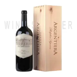 Вино Argentiera Bolgheri Superiore DOC wooden box 2015 1.5 л