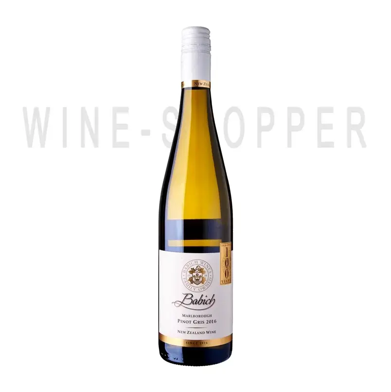 Вино Babich Wines Pinot Gris Marlborough 2017 0.75 л