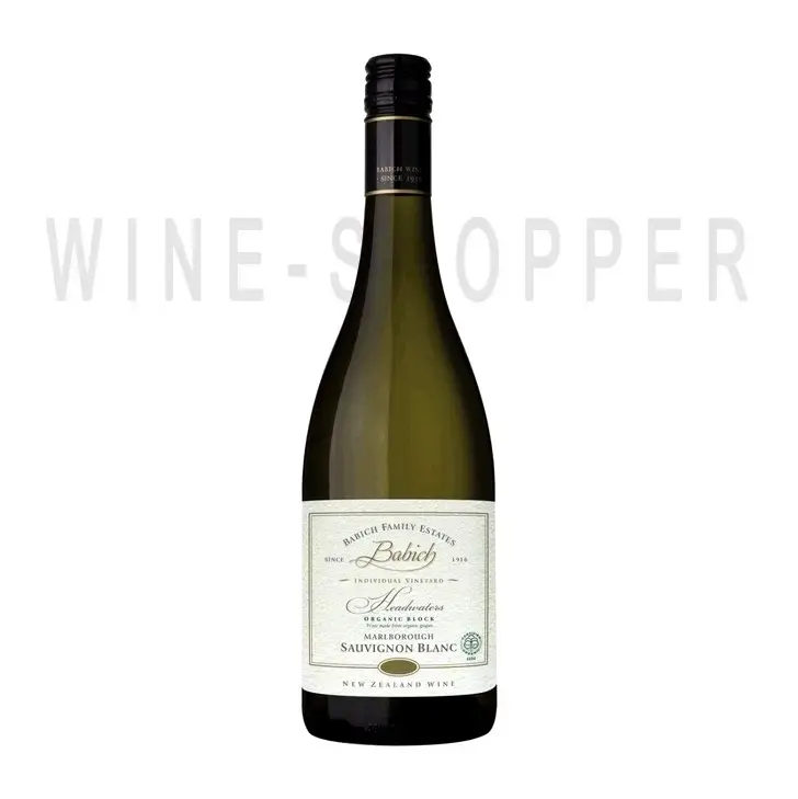 Вино Babich Wines Family Estates Headwaters Organic Sauvignon Blanc 2017 0.75 л