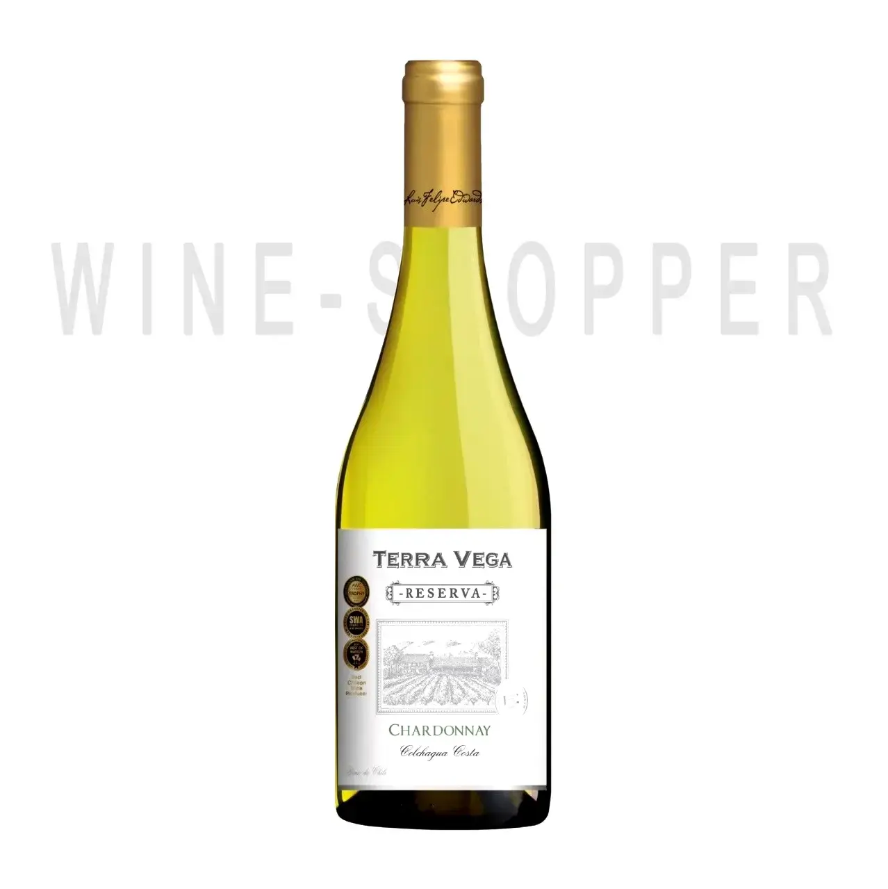 Вино Terra Vega Reserva Chardonnay 2017 0.75 л