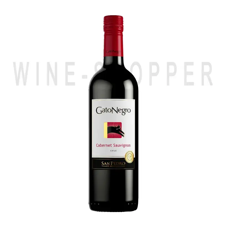 Вино Gato Negro Cabernet Sauvignon 2018 0.75 л
