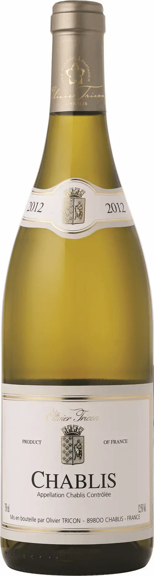 Вино Chablis Maison Oliveir Tricon 2012 0.375 л