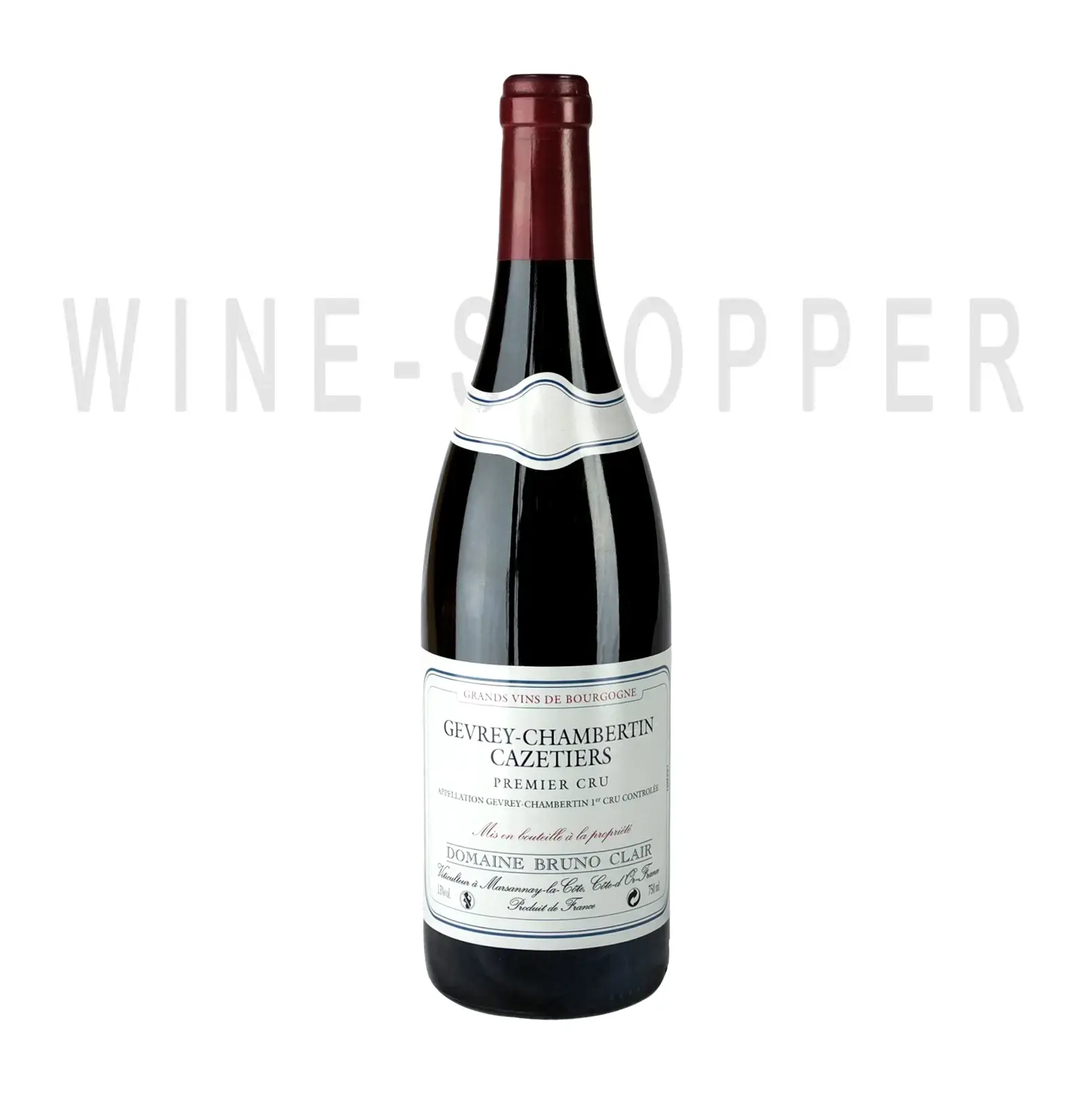 Вино Domaine Bruno Clair Gevrey-Chambertin Les Cazetiers Premier Cru 2014 0.75 л