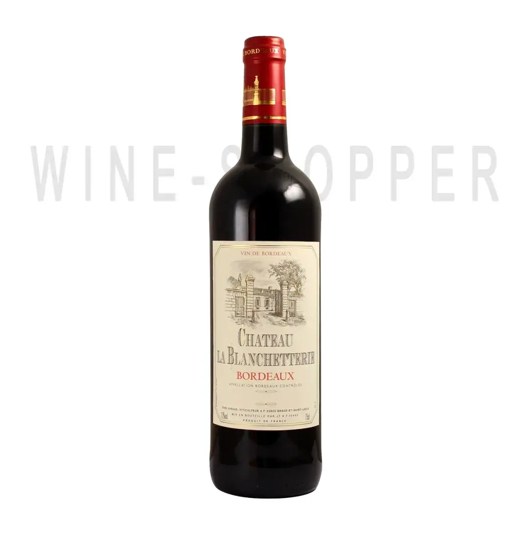 Вино Chateau la Blanchetterie Bordeaux AOC 2016 0.75 л