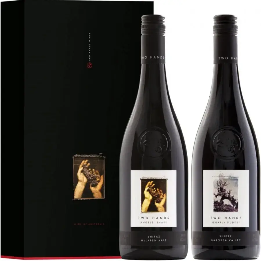 Вино Two Hands Angel's Share + Gnarly Dudes, gift box, 0.75 л
