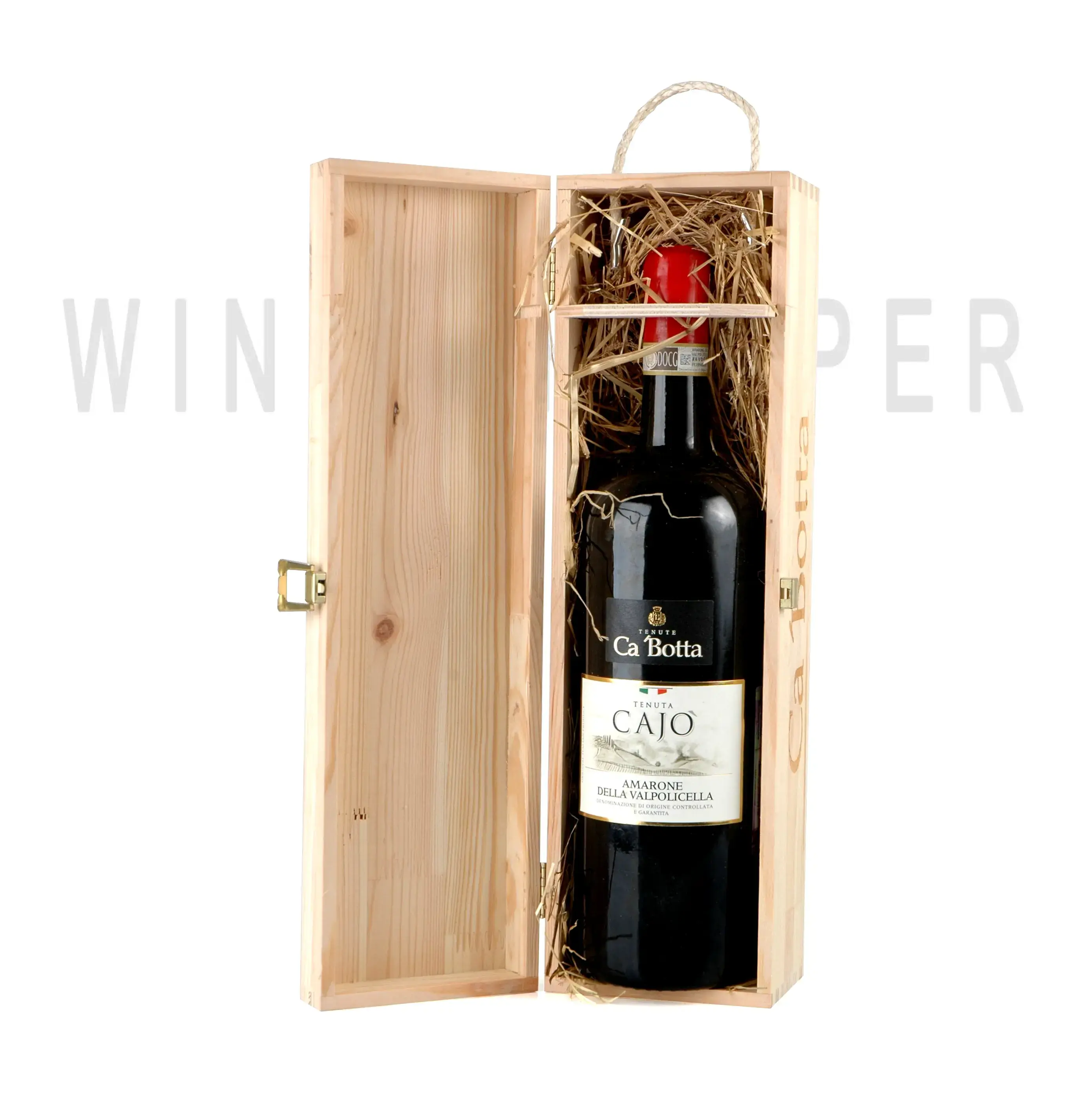 Вино Ca'Botta Tenuta Cajo Amarone della Valpolicella DOCG wooden box 2012 1.5 л
