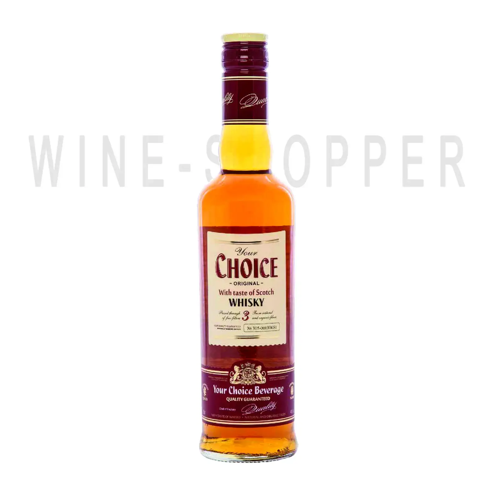 Виски Your Choice 3 With taste of Scotch Whisky 0.7 л