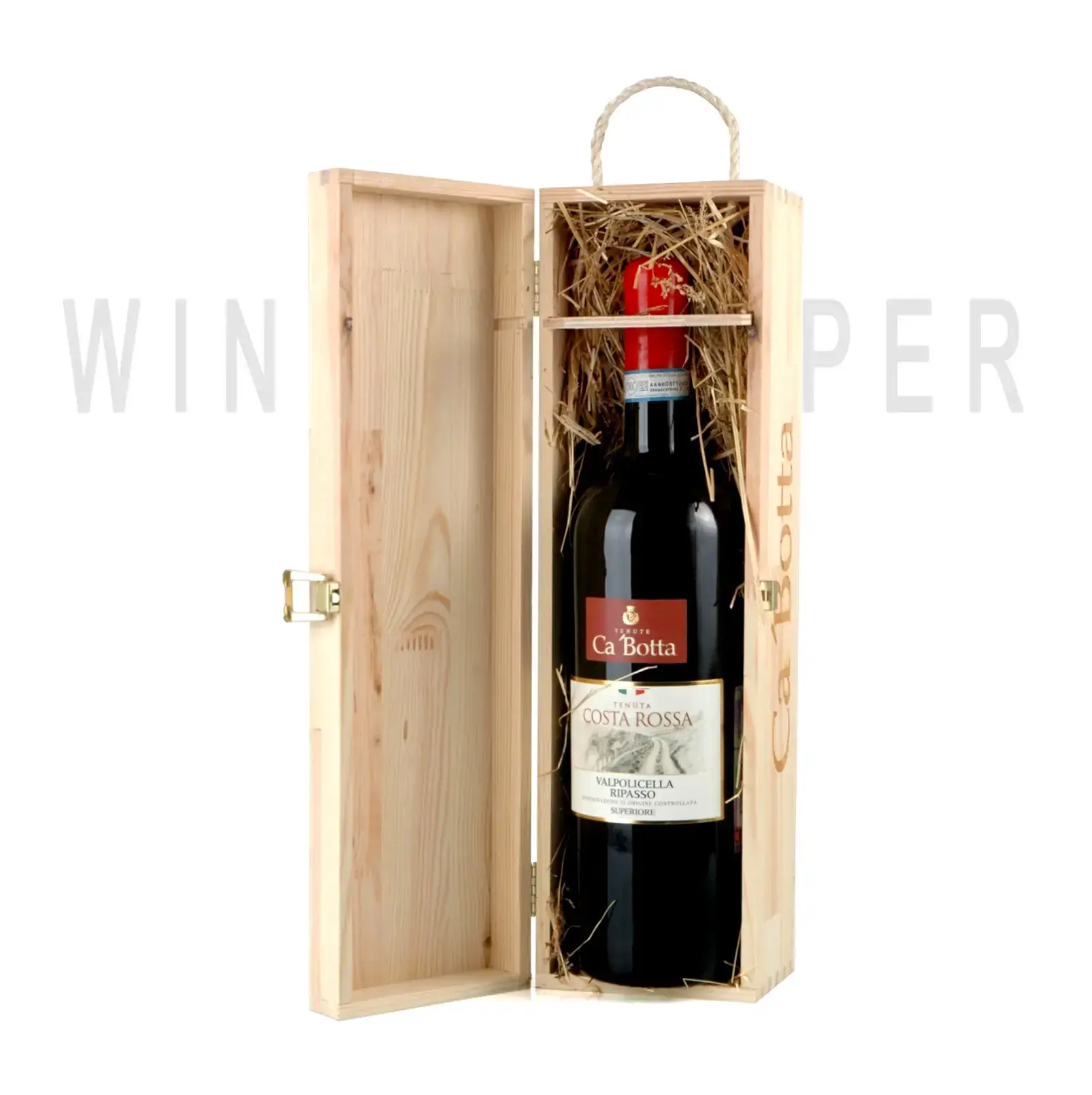 Вино Ca'Botta Tenuta Cajo Amarone della Valpolicella DOCG wooden box 2014 3 л