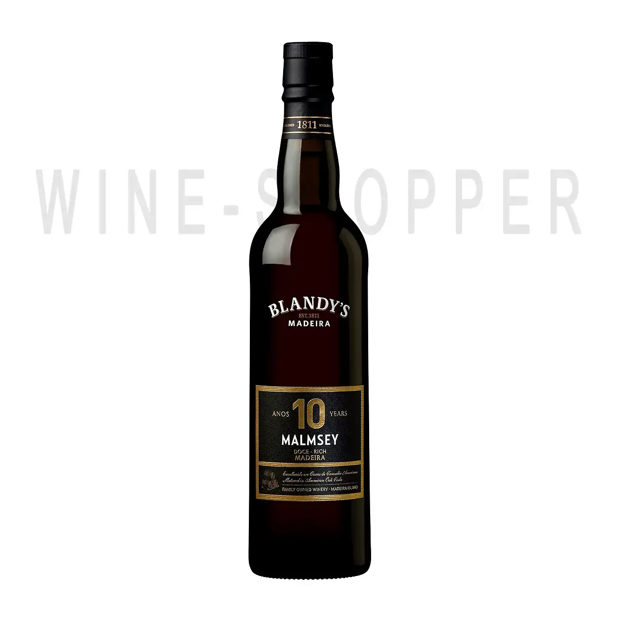 Вино Madeira Blandy's Malmsey Rich 10 Years Old 0.5 л