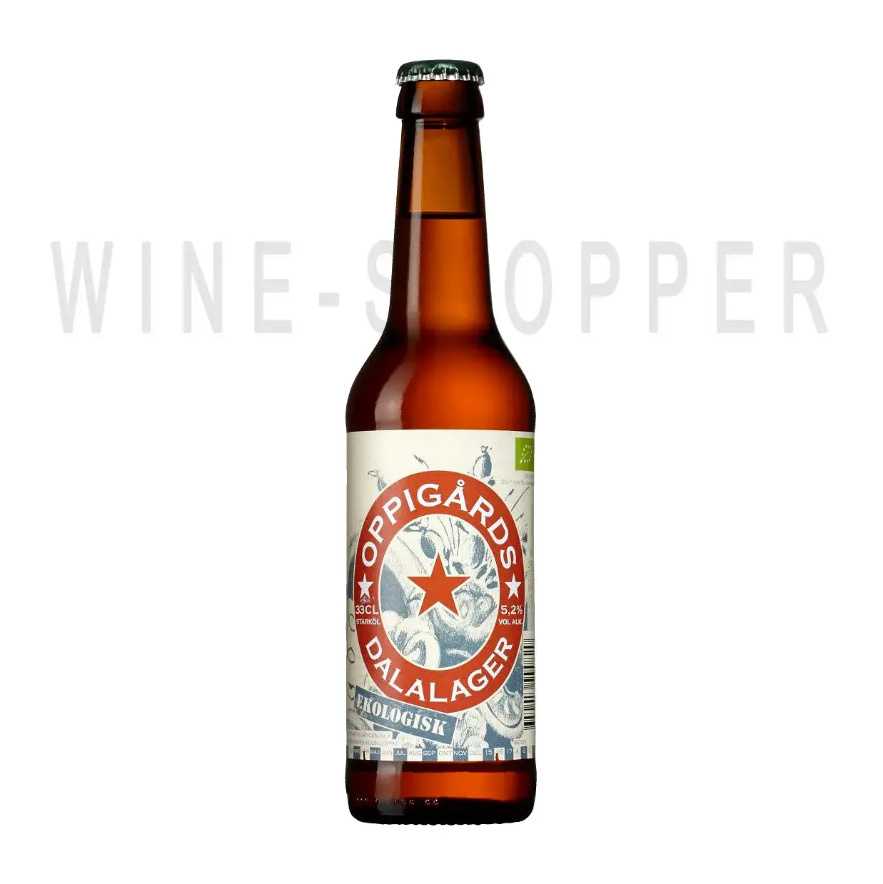 Пиво Oppigards Dalalager Ekologisk Vienna Lager 0.33 л