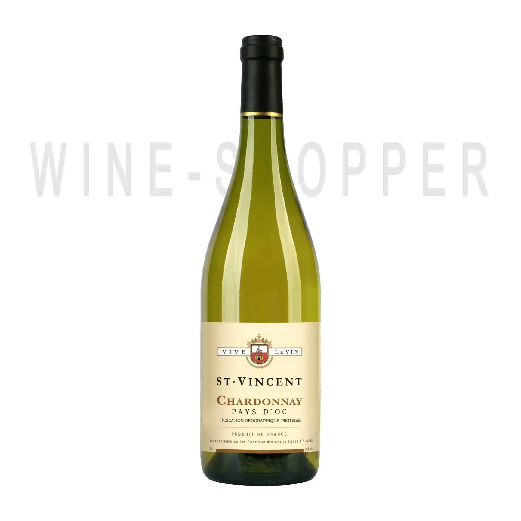 Вино Chardonnay Pays d`Oc Saint Vincent 0.75 л
