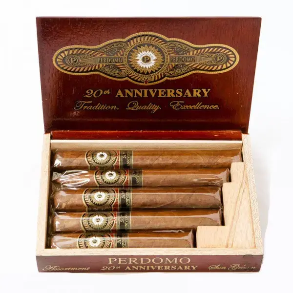Сигары Perdomo 20th Anniversary Sun Grown Gift Pack 5 шт в подарочной упаковке