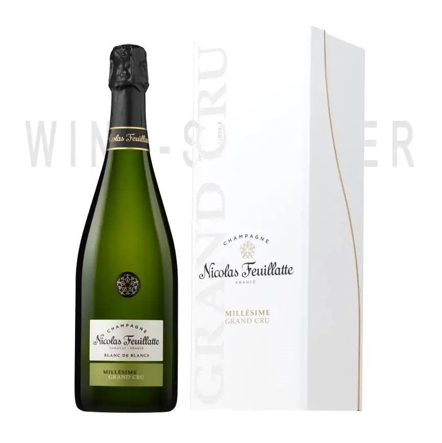 Шампанское Nicolas Feuillatte Grand Cru Brut Blanc de Blancs Chardonnay, gift box 2012 0.75 л