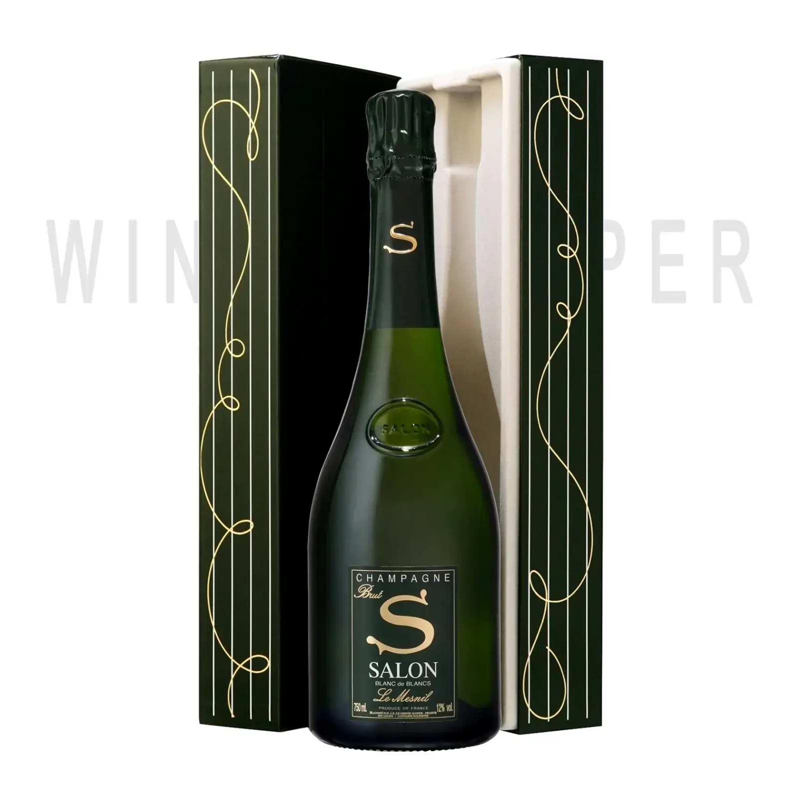 Шампанское Salon S Brut Blanc de Blancs gift box 2002 0.75 л