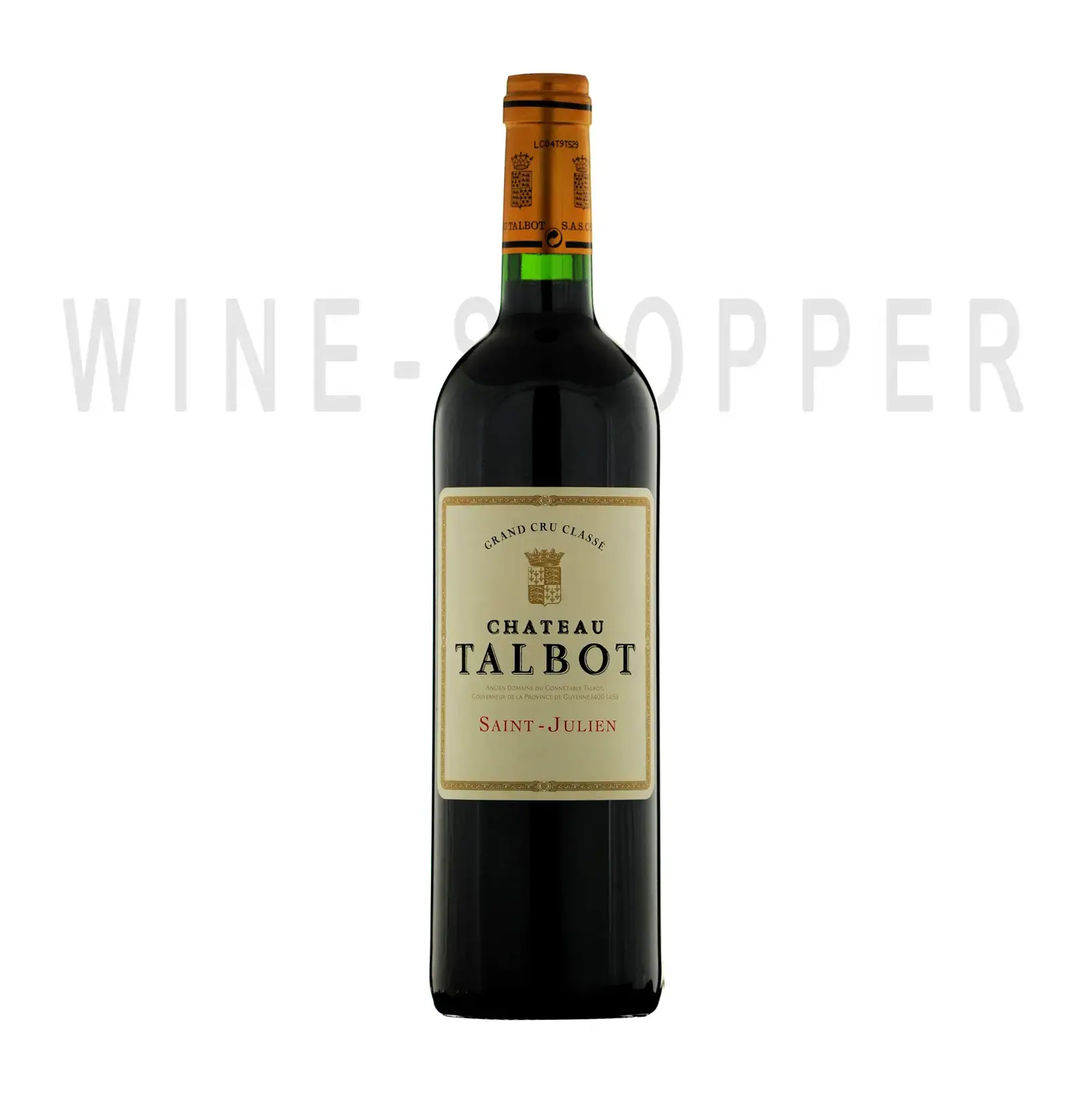 Вино Chateau Talbot St-Julien AOC 4-me Grand Cru Classe, 1996, 1.5 л