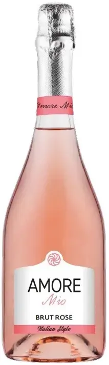 Игристое вино Amore Mio Rose Brut, 0.75 л