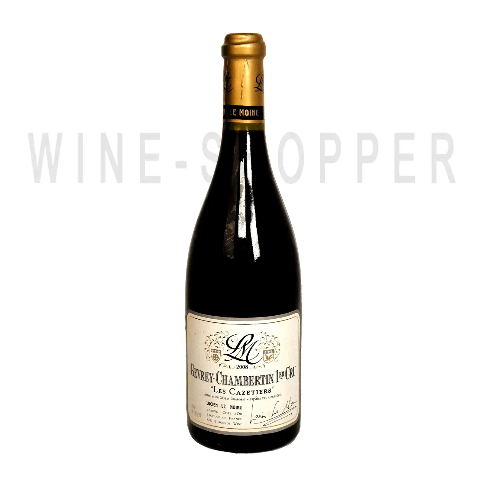 Вино Lucien Le Moine Gevrey Chambertin Premier Cru Les Cazetiers AOC 2007 0.75 л