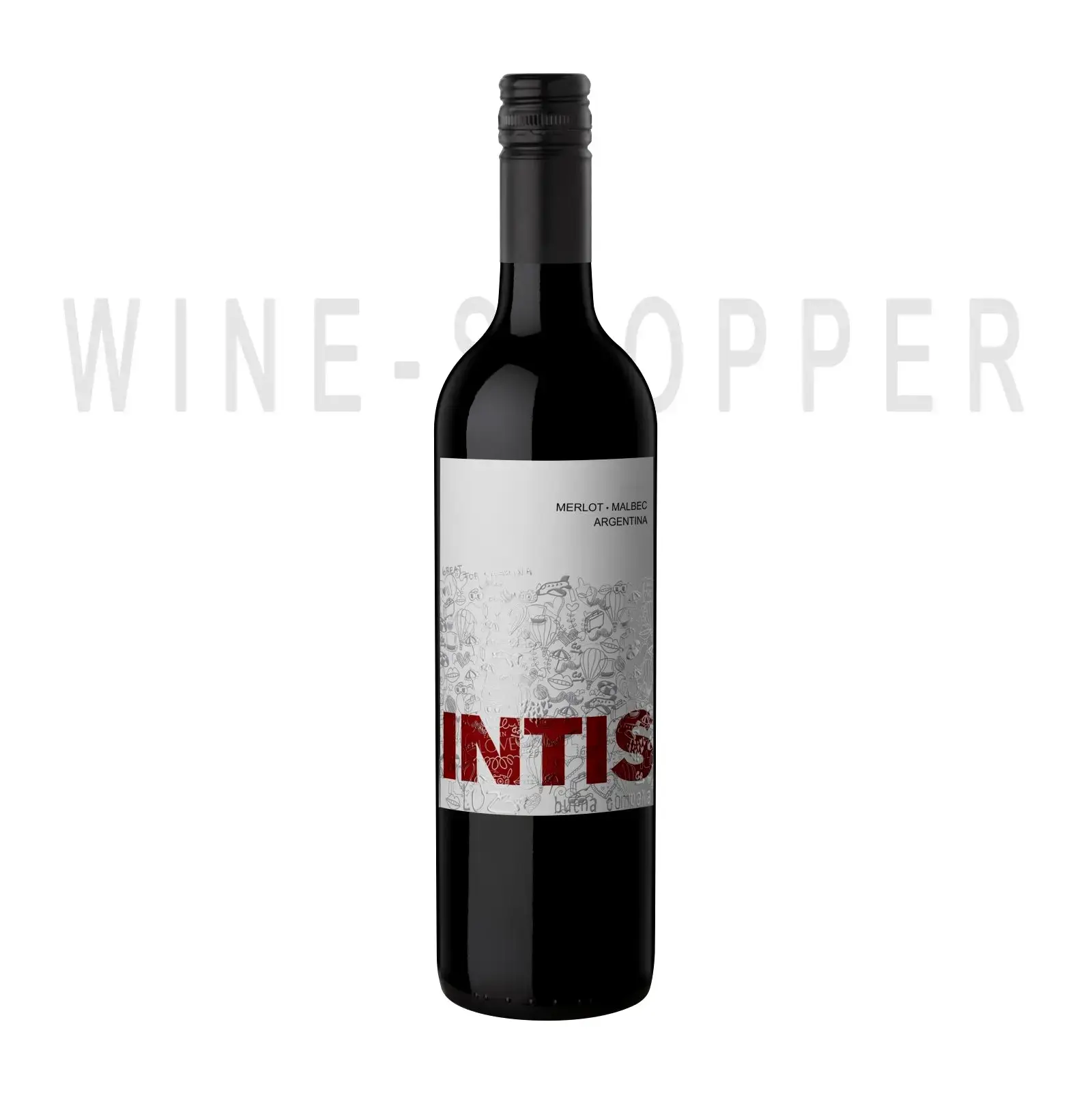 Вино Las Moras Intis Merlot Malbec 2018 0.75 л