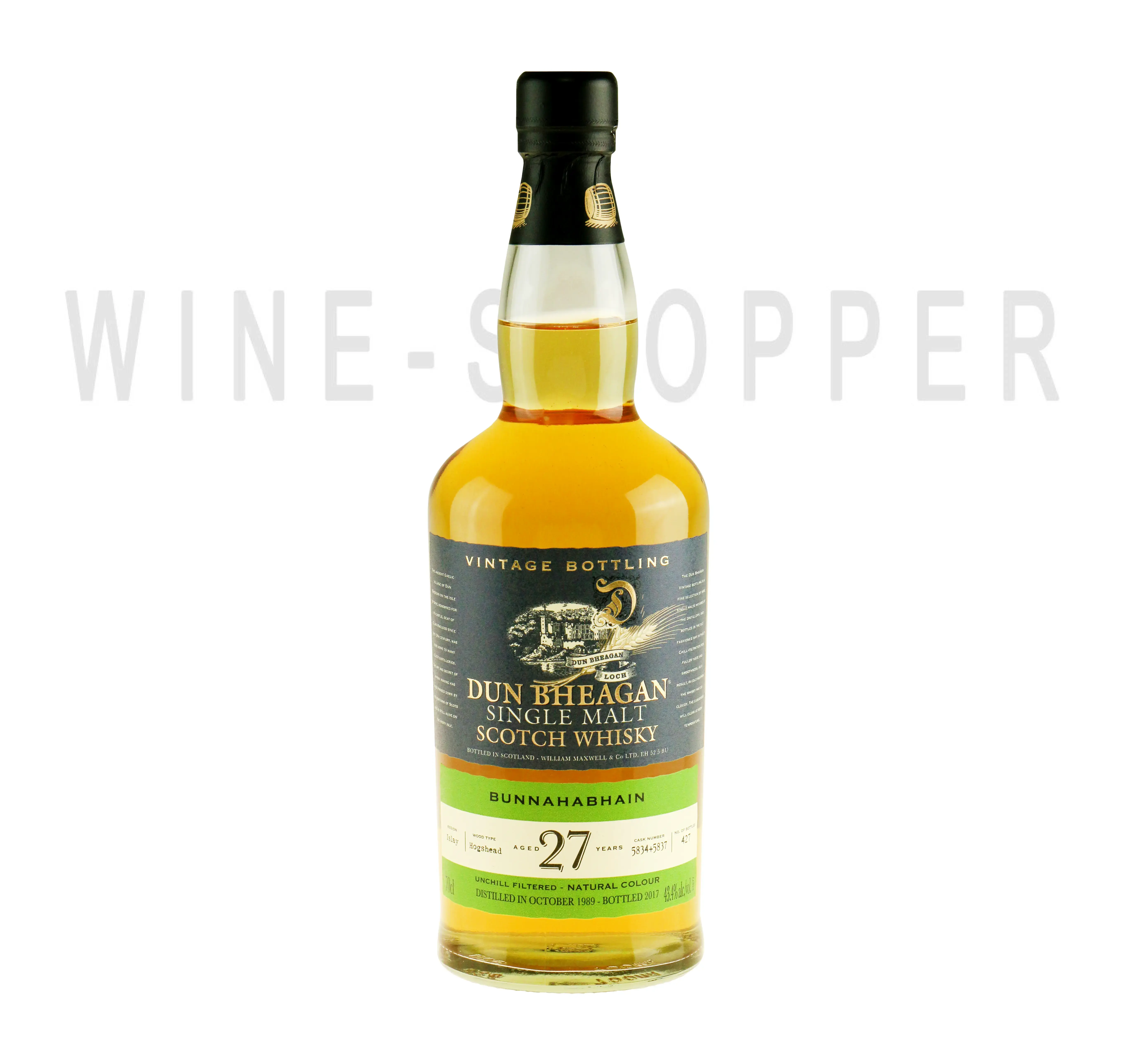 Виски Dun Bheagan Bunnahabhain 27 Years 1989 0.7 л