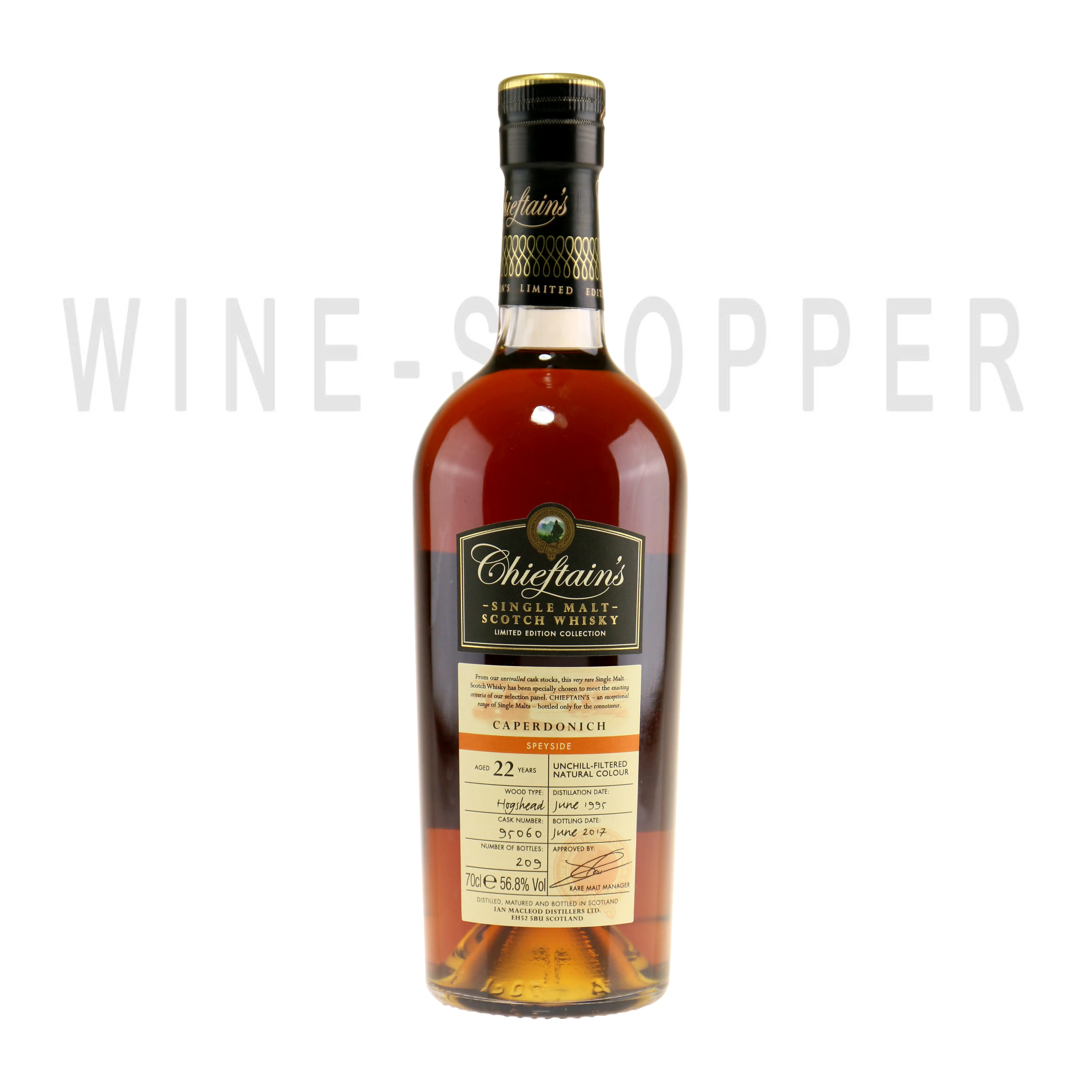 Виски Caperdonich 22 Years Chieftains Choice 0.7 л