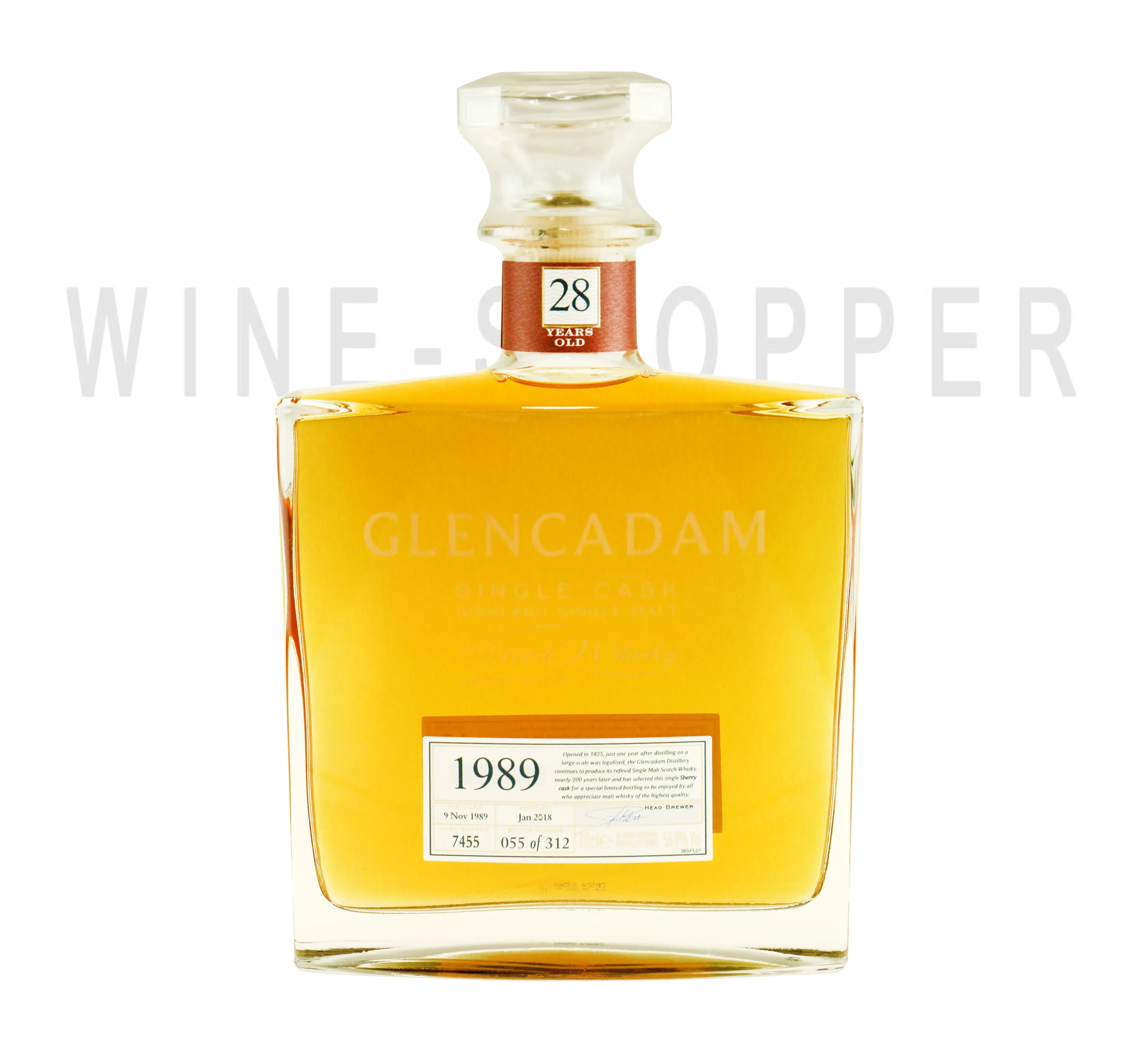 Виски Glencadam Single Cask № 7455 1989 0.7 л