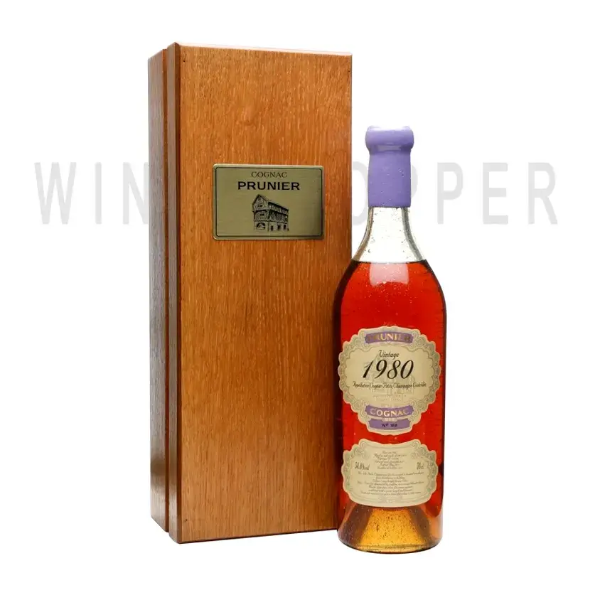 Коньяк Prunier Petite Champagne gift box 1980 0.7 л