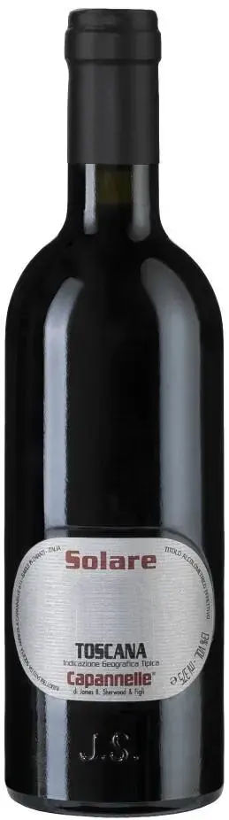 Вино Capannelle Solare Vino da Tavola di Toscana Rosso IGT Sangiovese 2007 0.375 л