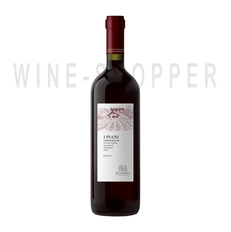 Вино Sella & Mosca, I Piani Rosso, Isola dei Nuraghi IGT 2017 0.75 л