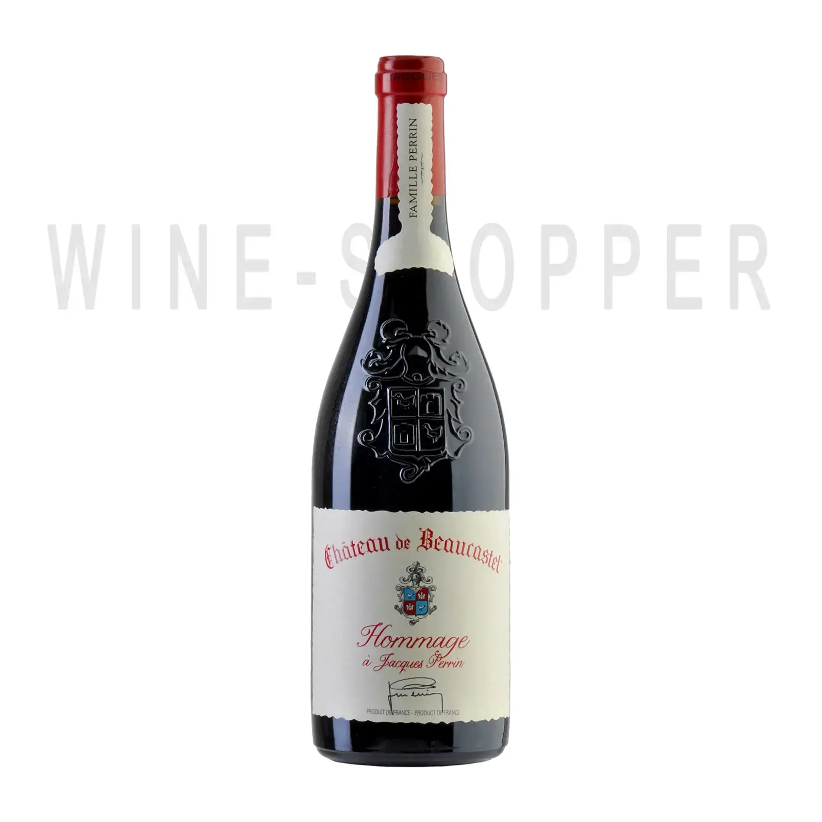 Вино Chateau de Beaucastel, Hommage a Jaques Perrin, Chateauneuf-du-Pape AOC 2017 0.75 л