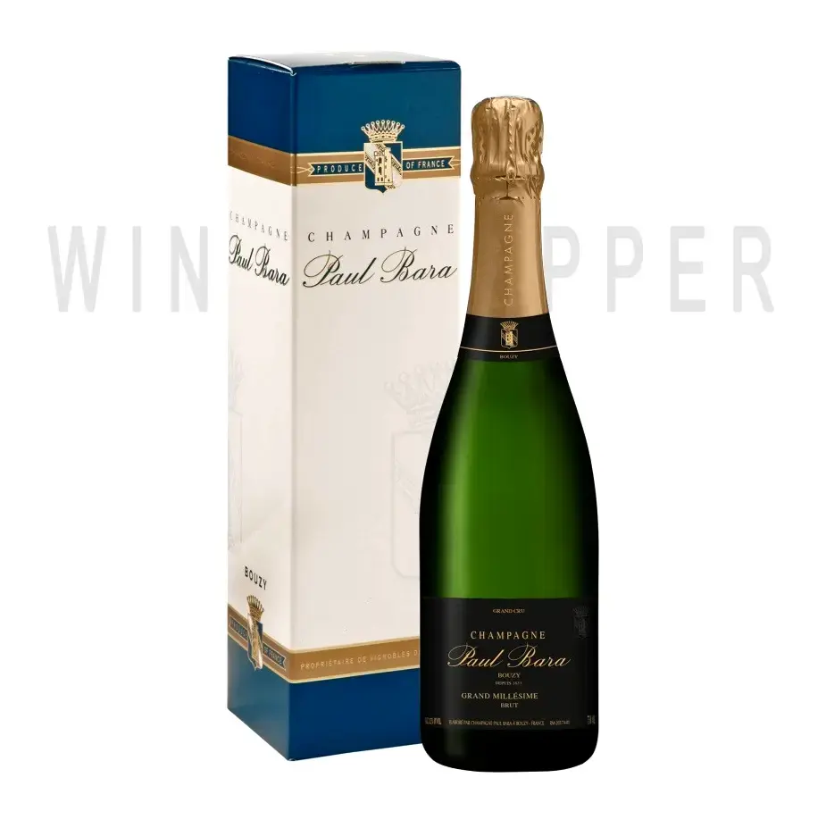Шампанское Paul Bara, Grand Millesime Brut, Champagne AOC, 2014, gift box 0.75 л