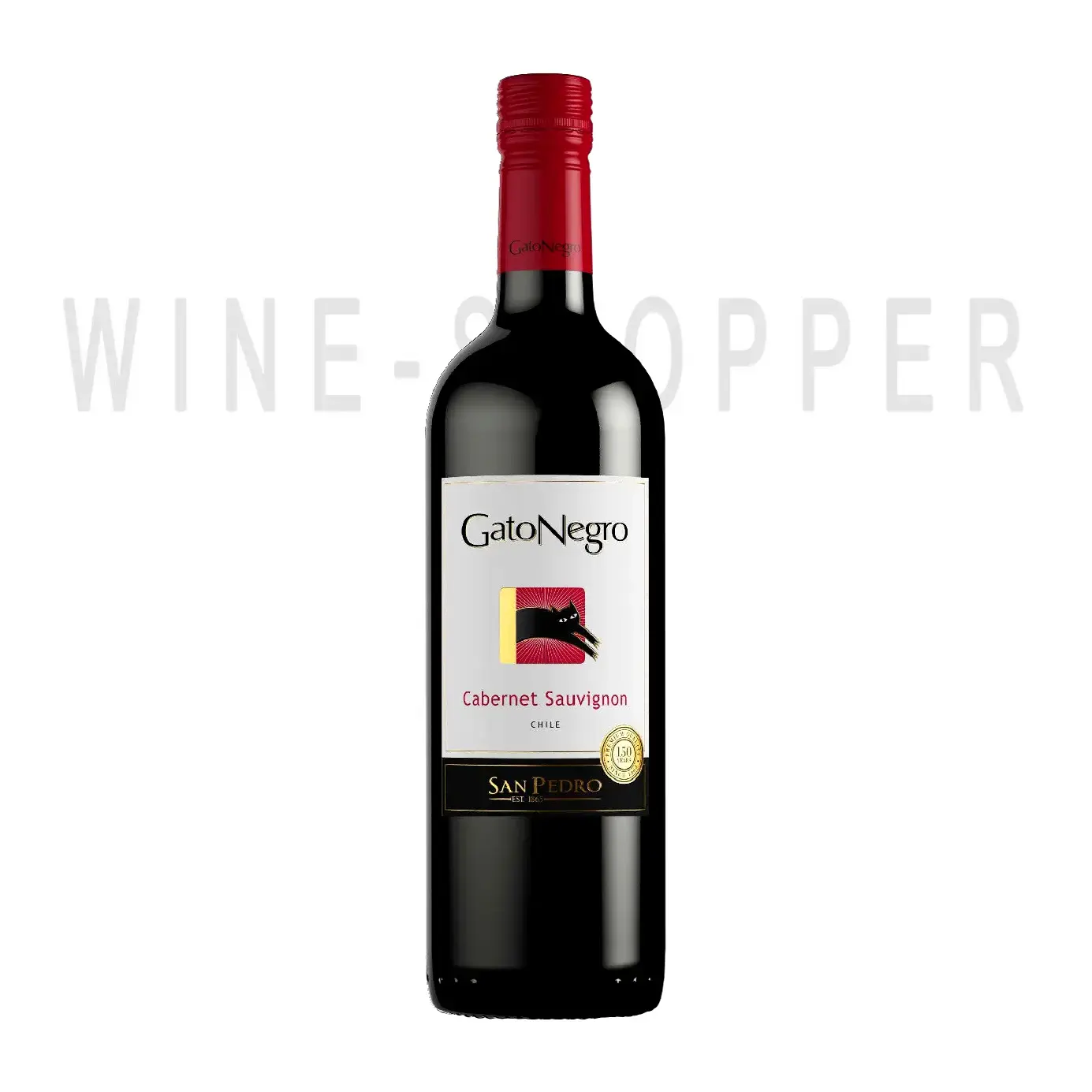 Вино Gato Negro Cabernet Sauvignon 2019 0.75 л