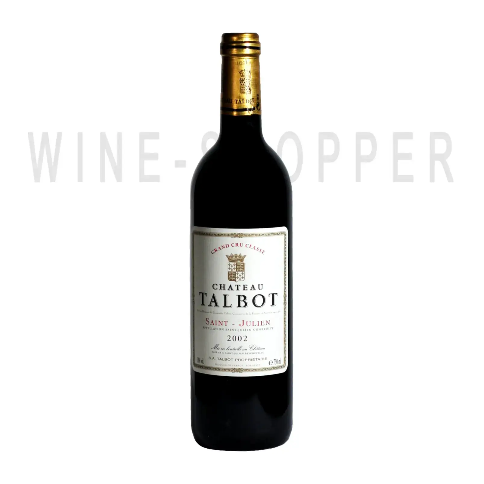 Вино Chateau Talbot, St-Julien AOC 4-me Grand Cru Classe 2002 0.75 л