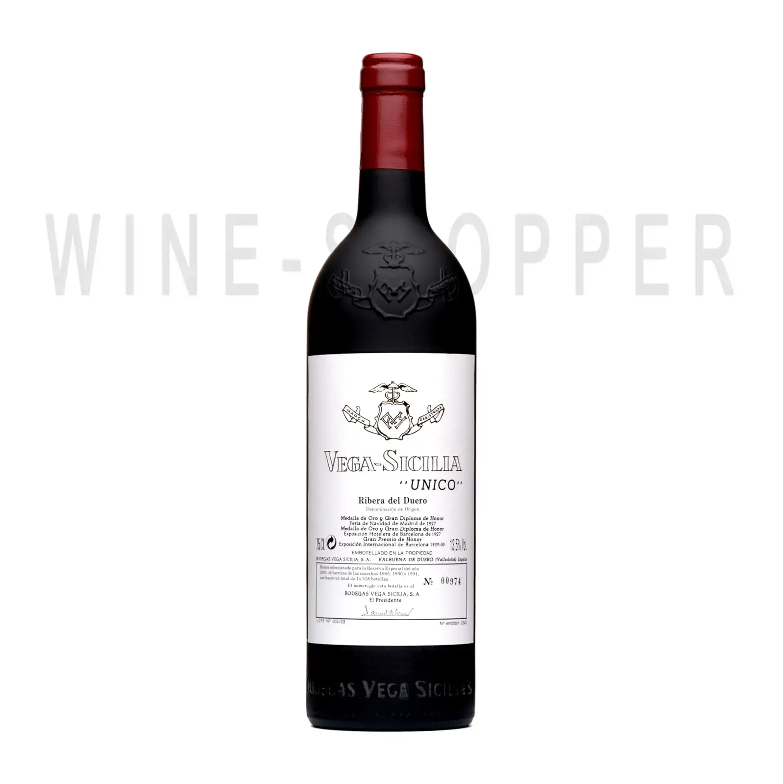 Вино Vega Sicilia Ribera del Duero DO Unico 2008 0.75 л