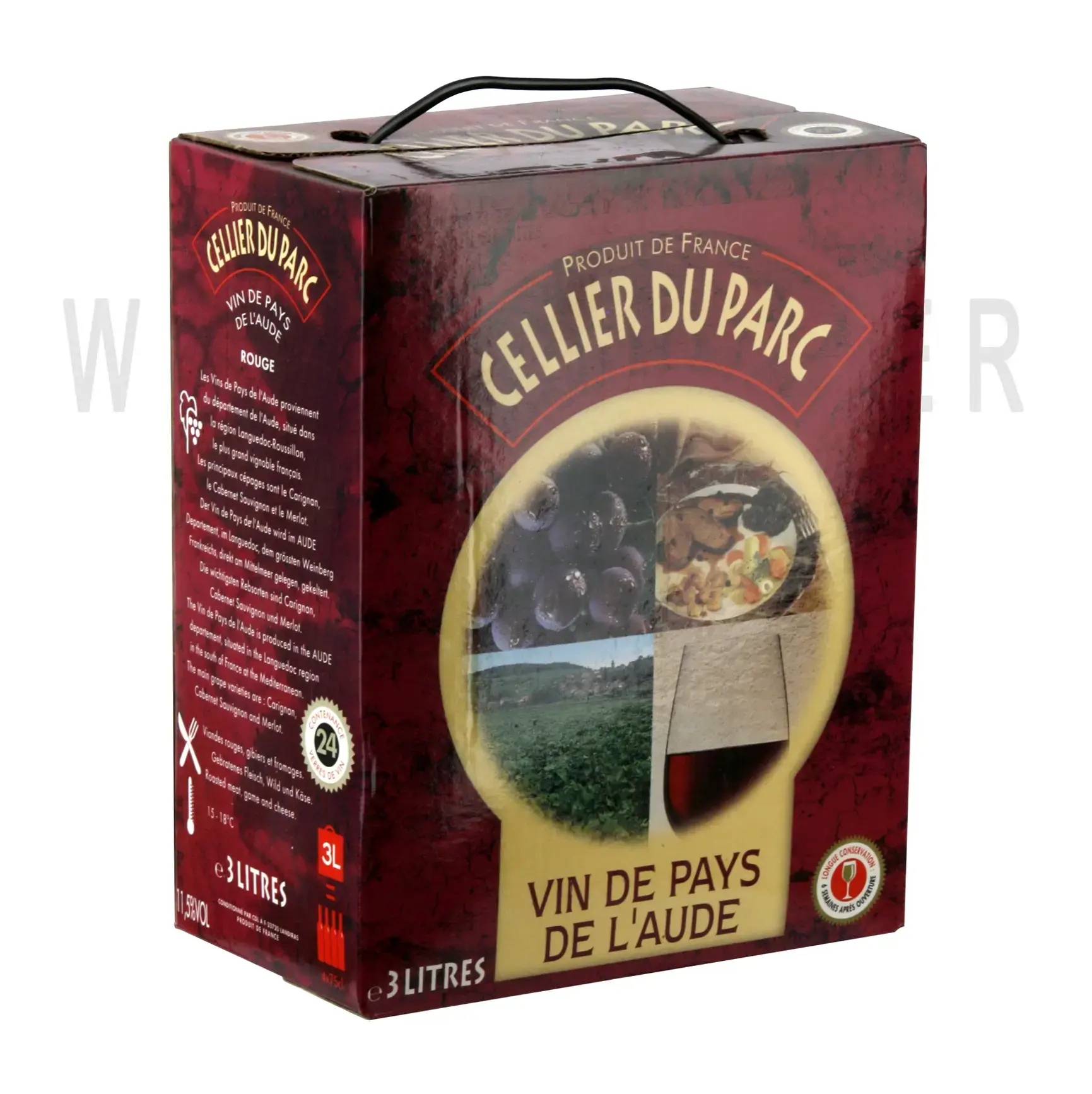 Вино Cellier du Parc Aude BiB 3 л
