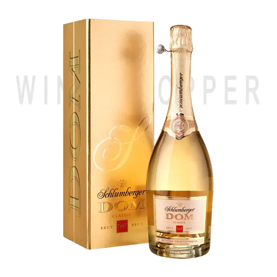 Игристое вино Schlumberger DOM Classic Brut Vintage in gift box 2012 0.75 л