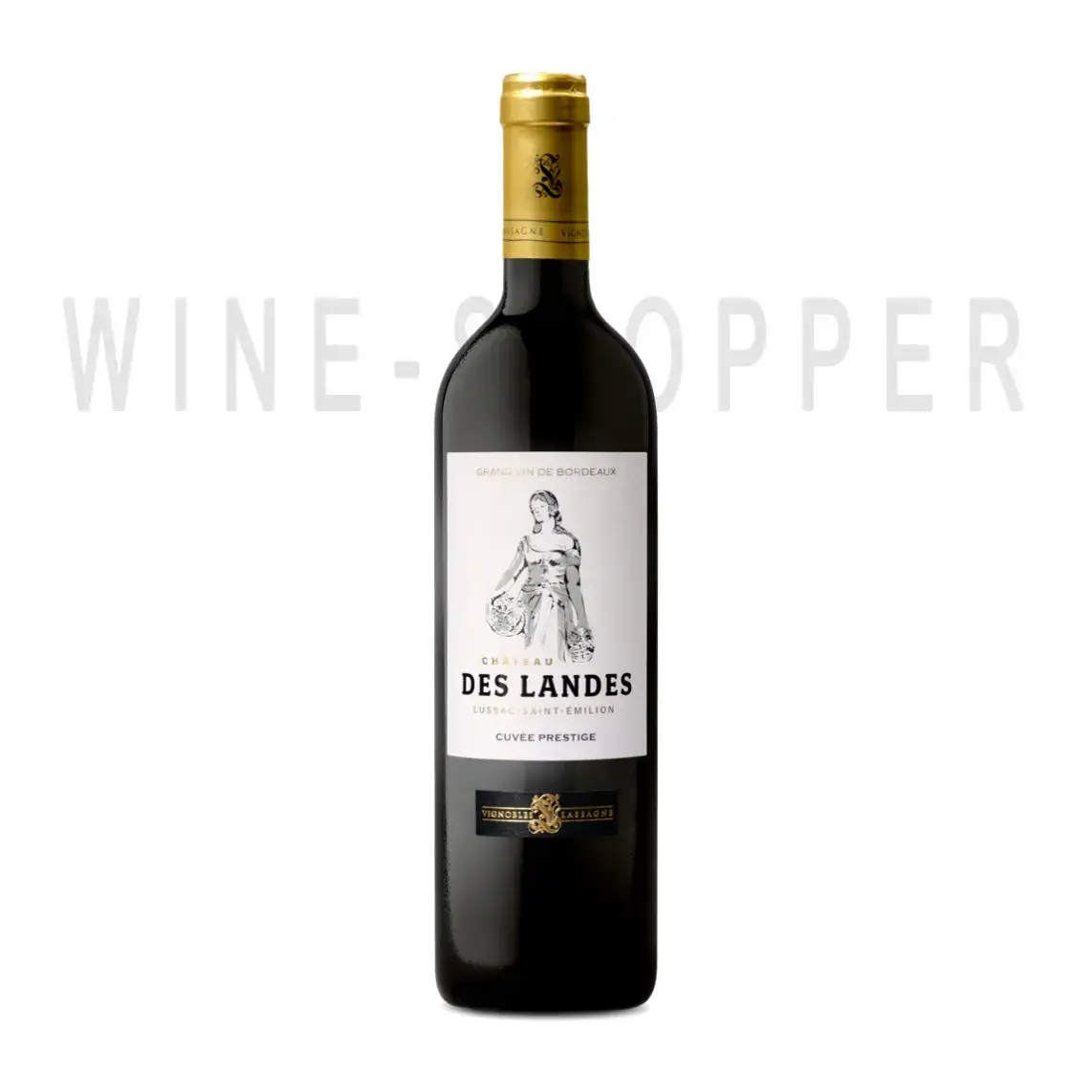 Вино Chateau des Landes Cuvee Prestige Lussac-Saint-Emilion AOC 2015 0.75 л