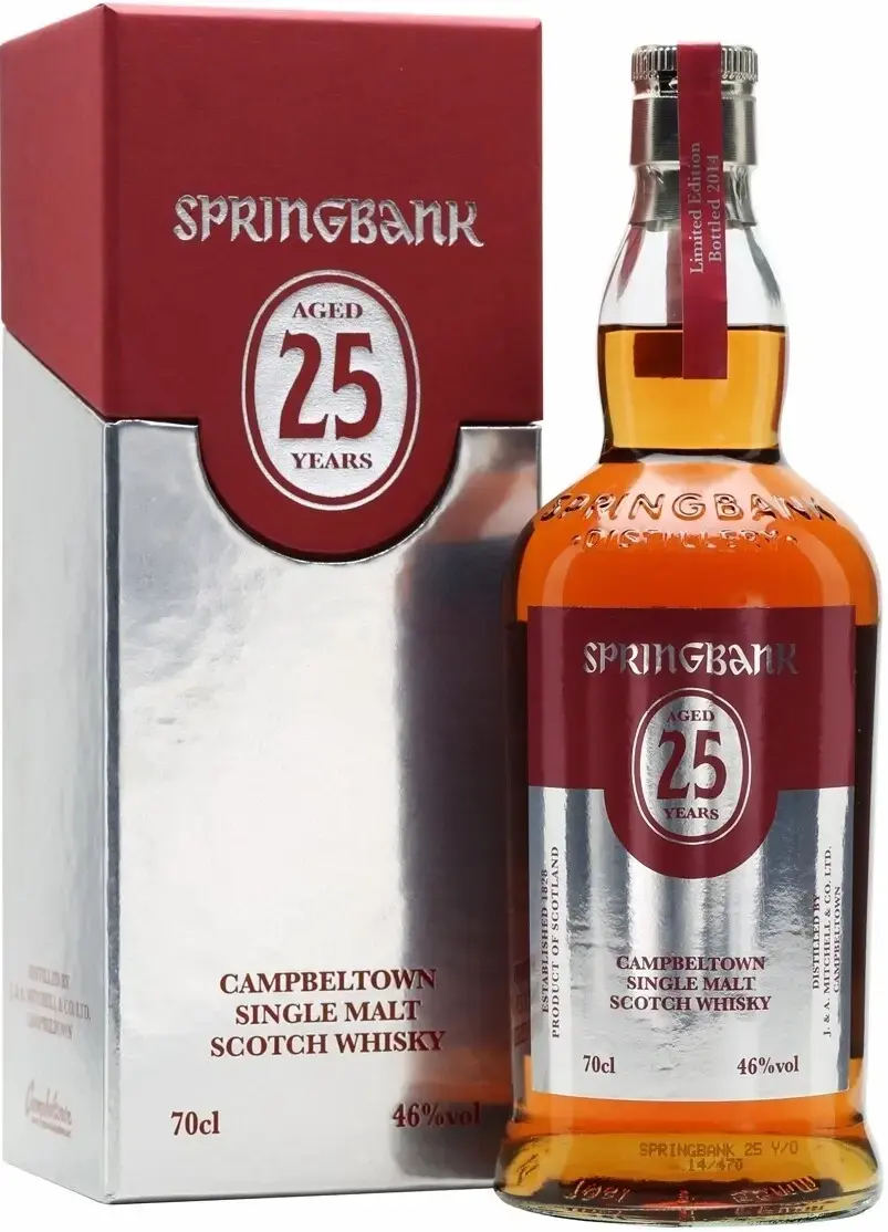Виски Springbank 25 Years Old, gift box, 0.7 л
