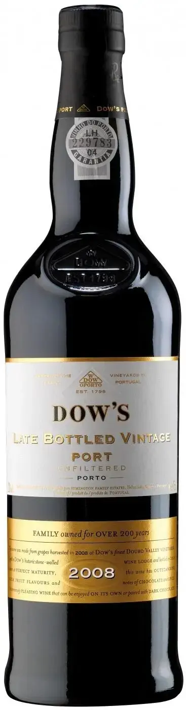 Портвейн Dow's Late-Bottled Vintage Port, 2008, 0.75 л
