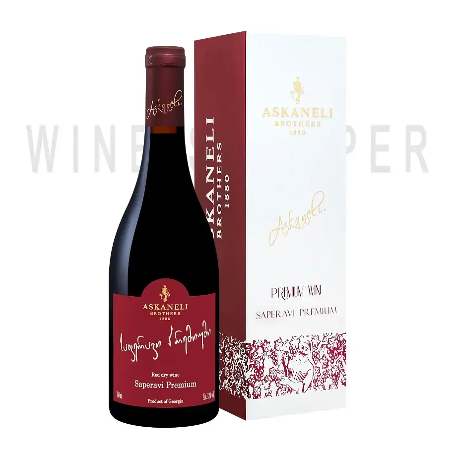 Вино Saperavi Premium Askaneli Brothers in gift box 0.75 л