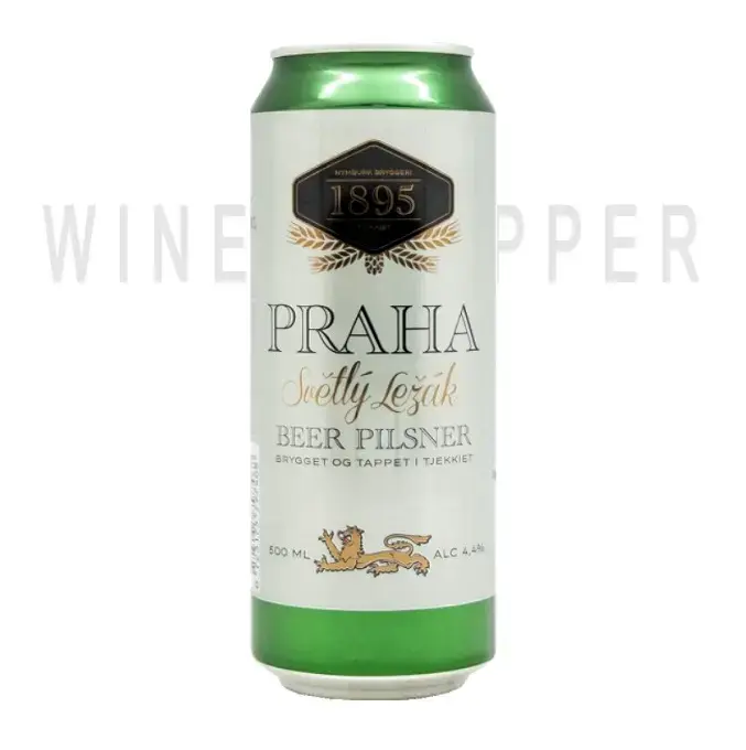 Пиво Beer Pilsener Praha Pilsner in can 0.5 л