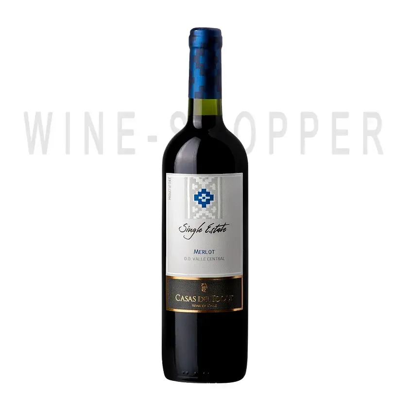 Вино Casas del Toqui, Single Estate Merlot, Central Valley DO 2017 0.75 л