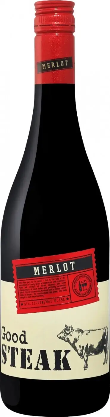 Вино Good Steak Merlot 0.75 л