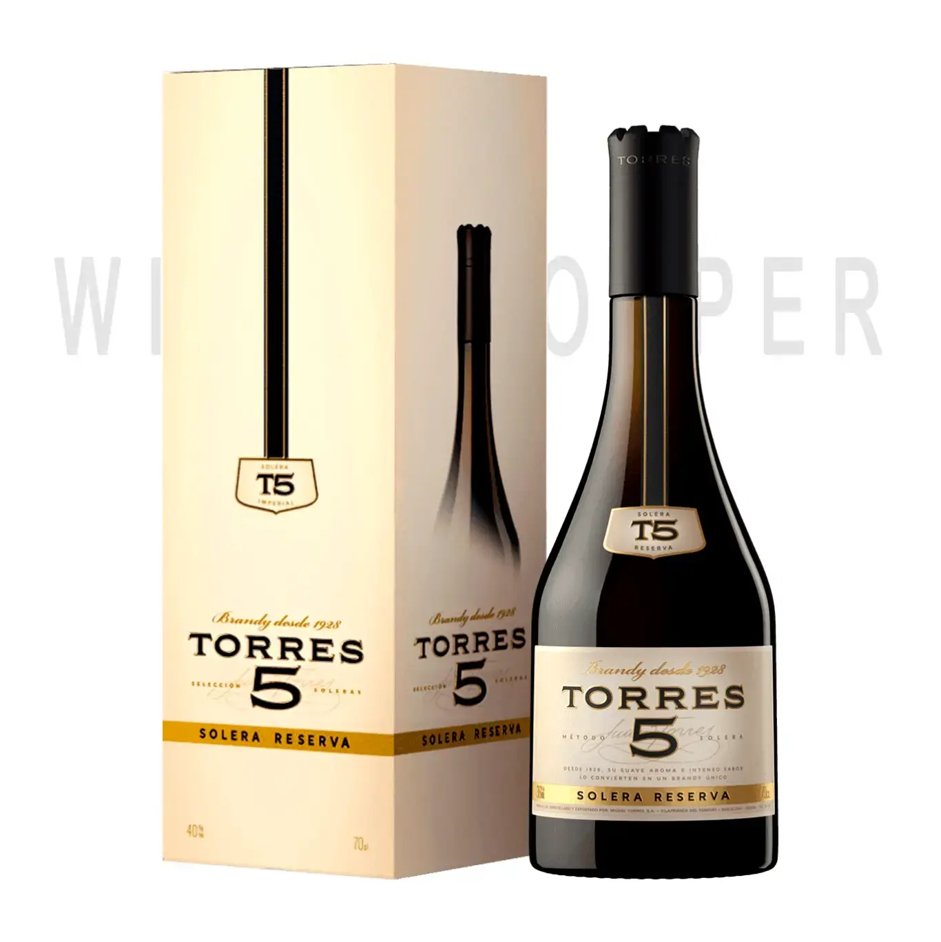 Бренди Torres 5 Solera Reserva in a gift box 0.7 л
