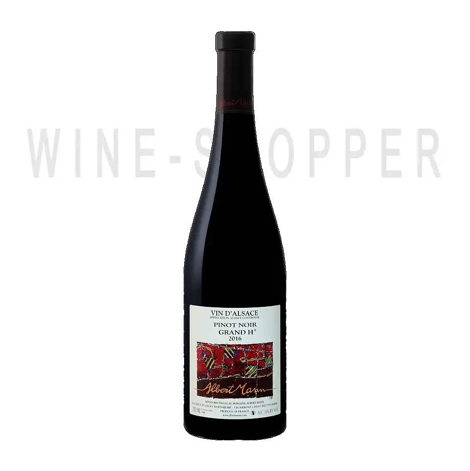 Вино Pinot Noir Grand H Alsace AOC Domaine Albert Mann 2016 0.75 л