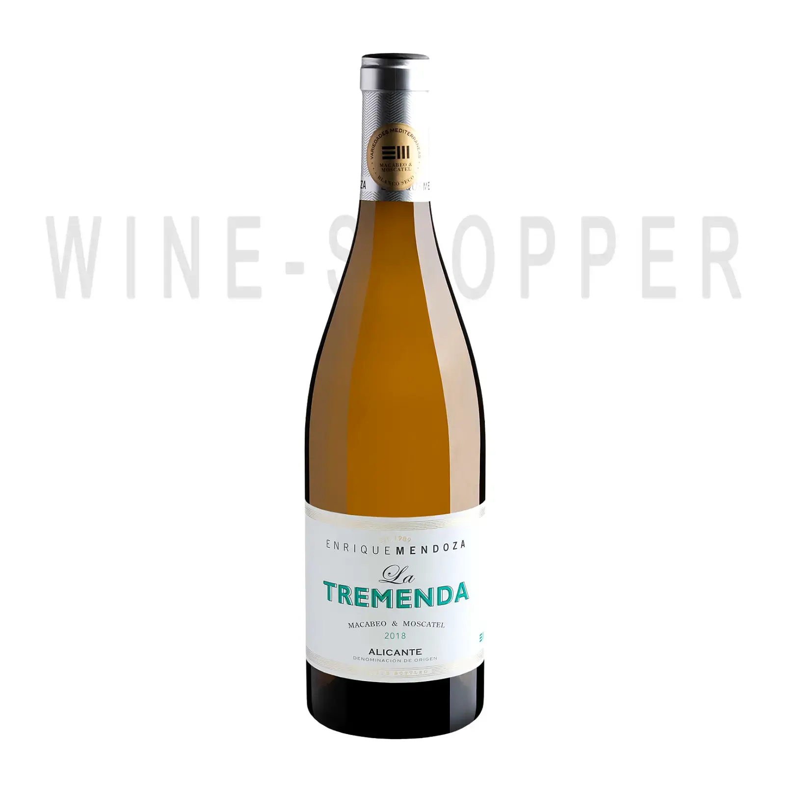 Вино Enrique Mendoza, La Tremenda Macabeo-Moscatel, Alicante DO 2018 0.75 л