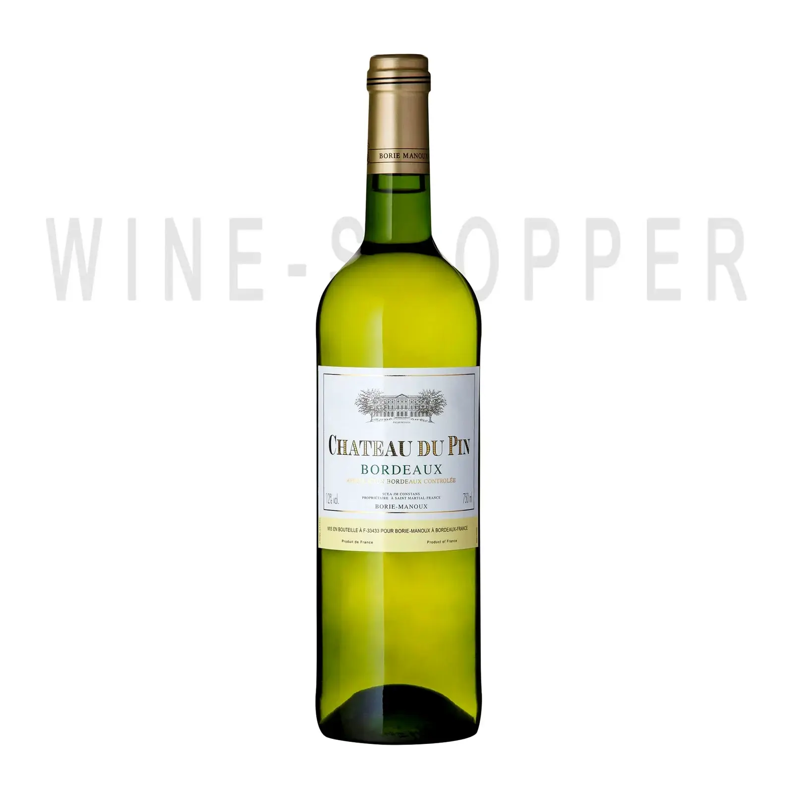 Вино Chateau du Pin Blanc, Bordeaux AOC 2018 0.75 л