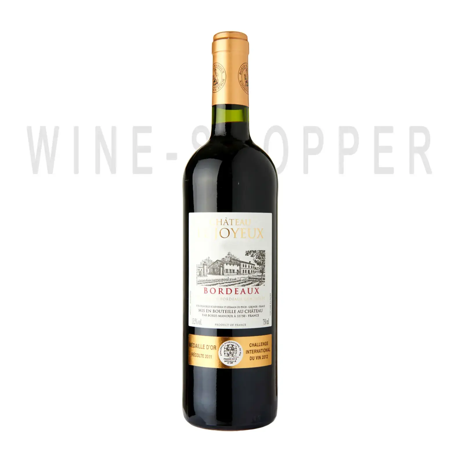 Вино Borie-Manoux Chateau Le Joyeux Bordeaux AOC 2016 0.75 л