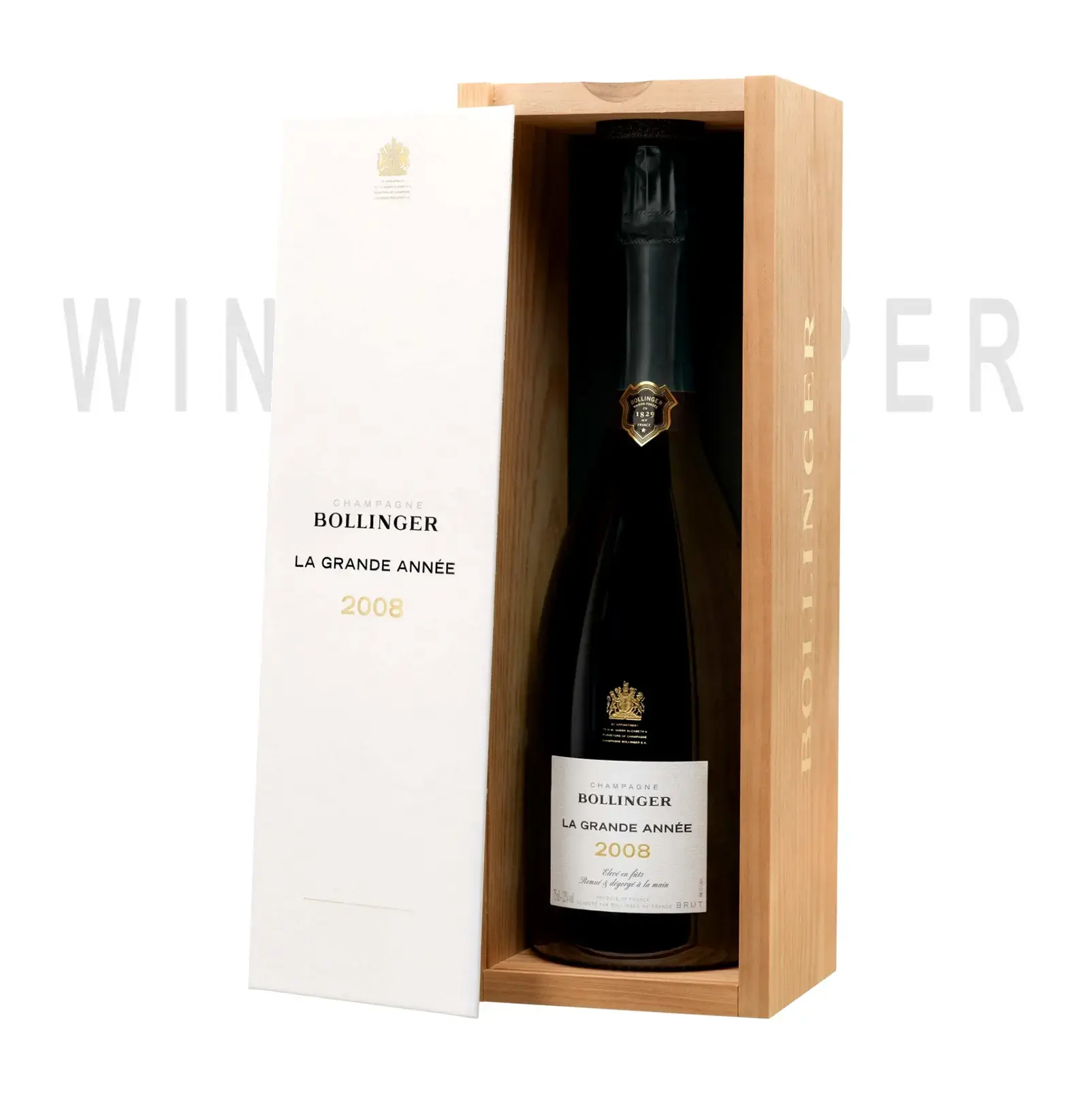 Шампанское Bollinger, La Grande Annee Brut AOC, 2008, gift box, 0.75 л